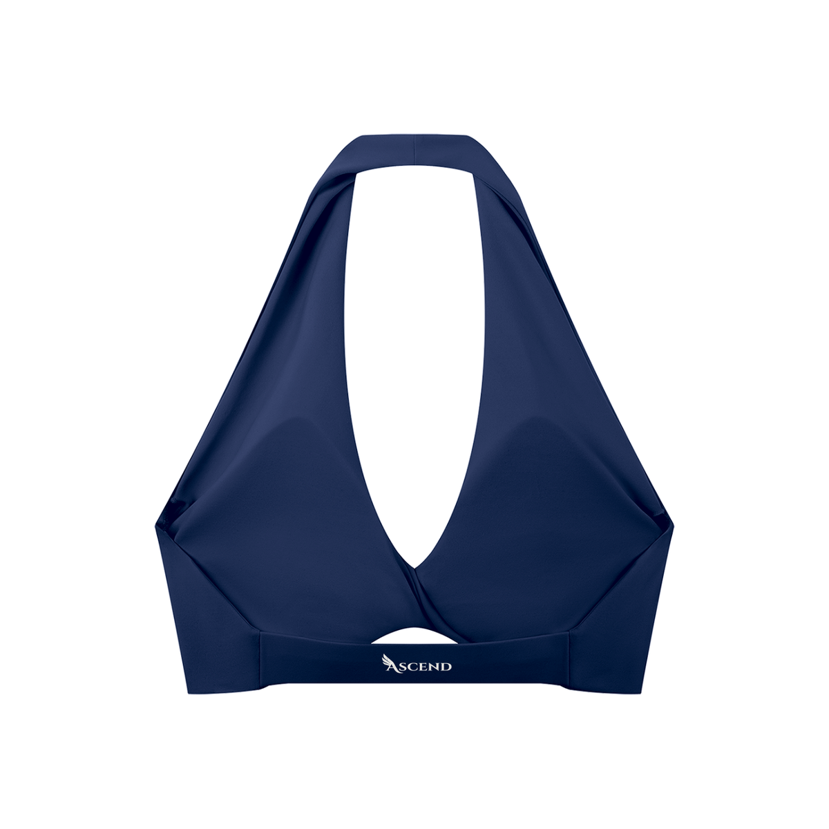 Ascend Pleated Halter Sports Bra