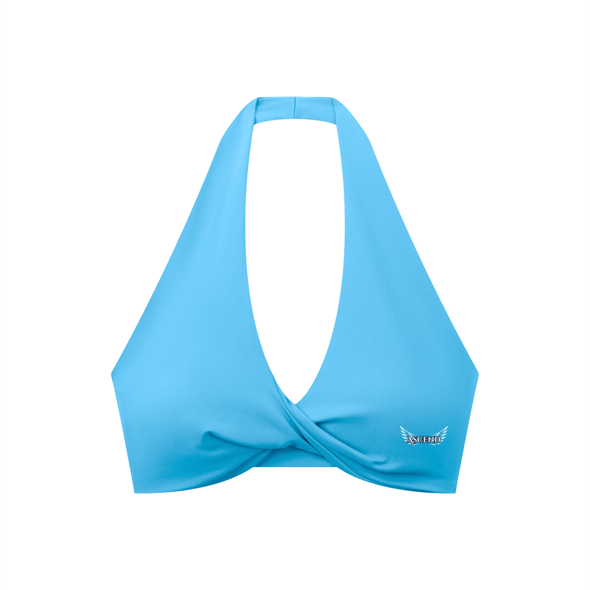 Ascend Pleated Halter Sports Bra